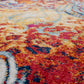 HomeRoots 5' x 7' Brown and Blue Collision Area Rug