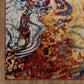 HomeRoots 5' x 7' Brown and Blue Collision Area Rug