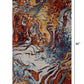 HomeRoots 5' x 7' Brown and Blue Collision Area Rug