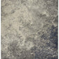 HomeRoots 5' x 7' Charcoal and Ivory Abstract Area Rug