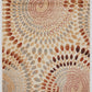 HomeRoots 5' x 7' Cream and Brown Swirls Area Rug