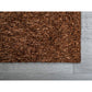 HomeRoots 5’ x 7’ Dark Brown and Gold Sparkly Area Rug