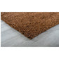 HomeRoots 5’ x 7’ Dark Brown and Gold Sparkly Area Rug