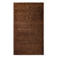 HomeRoots 5’ x 7’ Dark Brown and Gold Sparkly Area Rug