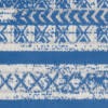 HomeRoots 5’ x 7’ Distressed Area Rug in Light Blue and Ivory Finish