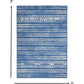 HomeRoots 5’ x 7’ Distressed Area Rug in Light Blue and Ivory Finish