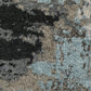 HomeRoots 5' x 7' Gray Abstract Smudge Area Rug