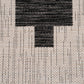 HomeRoots 5' x 7' Gray Geometric Indoor Outdoor Area Rug
