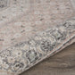 HomeRoots 5' x 7' Gray and Soft Pink Traditional Area Rug