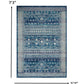 HomeRoots 5’ x 7’ Navy Blue and Ivory Persian Motifs Area Rug