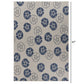 HomeRoots 5' x 7' Navy Sand Dollars Indoor Outdoor Area Rug