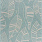 HomeRoots 5' x 7' Teal Leaves Indoor Outdoor Area Rug