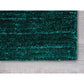 HomeRoots 5' x 7' Teal Modern Shimmery Area Rug