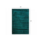 HomeRoots 5' x 7' Teal Modern Shimmery Area Rug