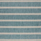HomeRoots 5' x 7' Teal Striped Indoor Outdoor Area Rug