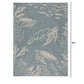 HomeRoots 5' x 7' Teal Turtle Indoor Outdoor Area Rug