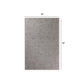 HomeRoots 5' x 7' White Textured Modern Area Rug