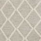 HomeRoots 5' x 7' Wool Grey Area Rug