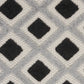 HomeRoots 5’ x 8’ Black White Gray Indoor Outdoor Area Rug