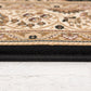HomeRoots 5' x 8' Black and Beige Embellished Area Rug