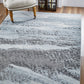 HomeRoots 5' x 8' Blue Gray Abstract Mist Modern Area Rug