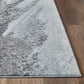 HomeRoots 5' x 8' Blue Gray Abstract Mist Modern Area Rug