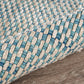 HomeRoots 5' x 8' Blue and Beige Toned Area Rug