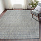 HomeRoots 5' x 8' Blue and Beige Toned Area Rug