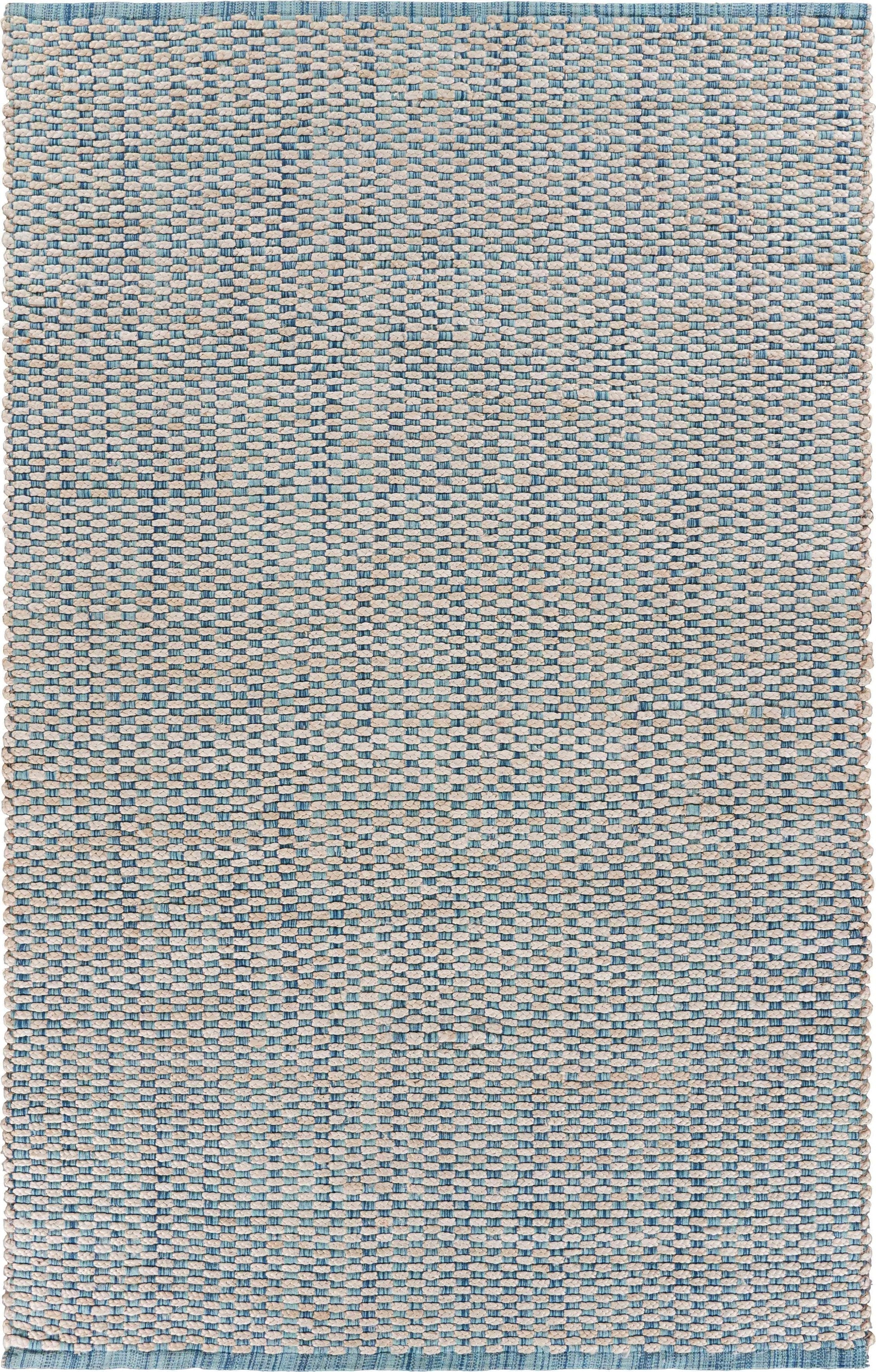 HomeRoots 5' x 8' Blue and Beige Toned Area Rug