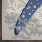 HomeRoots 5’ x 8' Blue and Gray Indoor Outdoor Area Rug