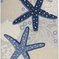 HomeRoots 5’ x 8' Blue and Gray Indoor Outdoor Area Rug