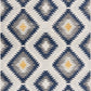 HomeRoots 5’ x 8’ Blue and Gray Kilim Pattern Area Rug