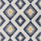 HomeRoots 5’ x 8’ Blue and Gray Kilim Pattern Area Rug