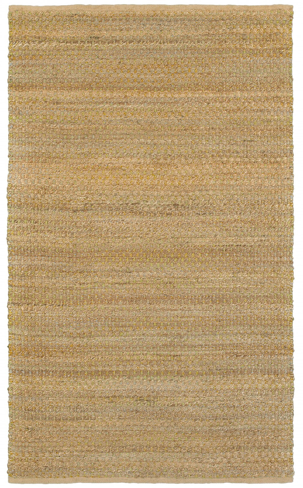 HomeRoots 5' x 8' Classic Beige Toned Jute Area Rug