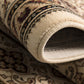 HomeRoots 5' x 8' Cream Floral Medallion Area Rug