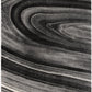HomeRoots 5' x 8' Dark Gray Abstract Illusional Area Rug