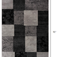 HomeRoots 5' x 8' Gray Geometric Blocks Area Rug
