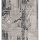 HomeRoots 5 x 8' Grey Machine Woven Abstract Geometric Indoor Area Rug