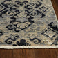 HomeRoots 5' x 8' Ivory Beige Machine Woven Distressed Traditional Indoor Area Rug