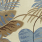 HomeRoots 5' x 8' Ivory Blue Hand Tufted Tropical Leaves Indoor Area Rug