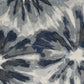 HomeRoots 5' x 8' Ivory Blue Machine Woven Floral Indoor Area Rug