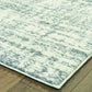 HomeRoots 5' x 8' Ivory and Gray Abstract Strokes Area Rug