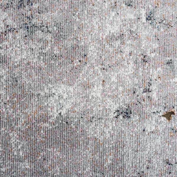 HomeRoots 5' x 8' Light Gray Modern Abstract Area Rug