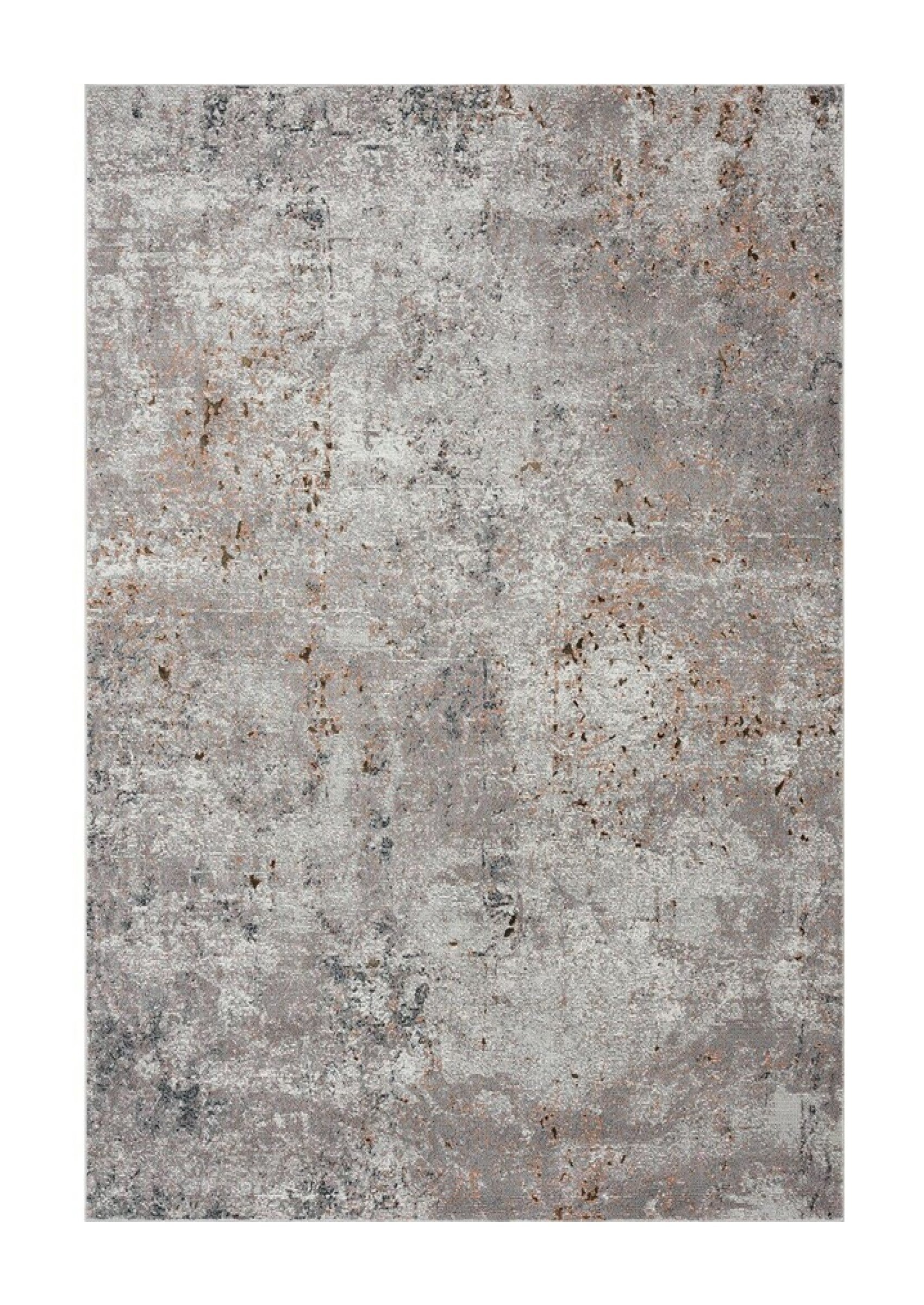 HomeRoots 5' x 8' Light Gray Modern Abstract Area Rug