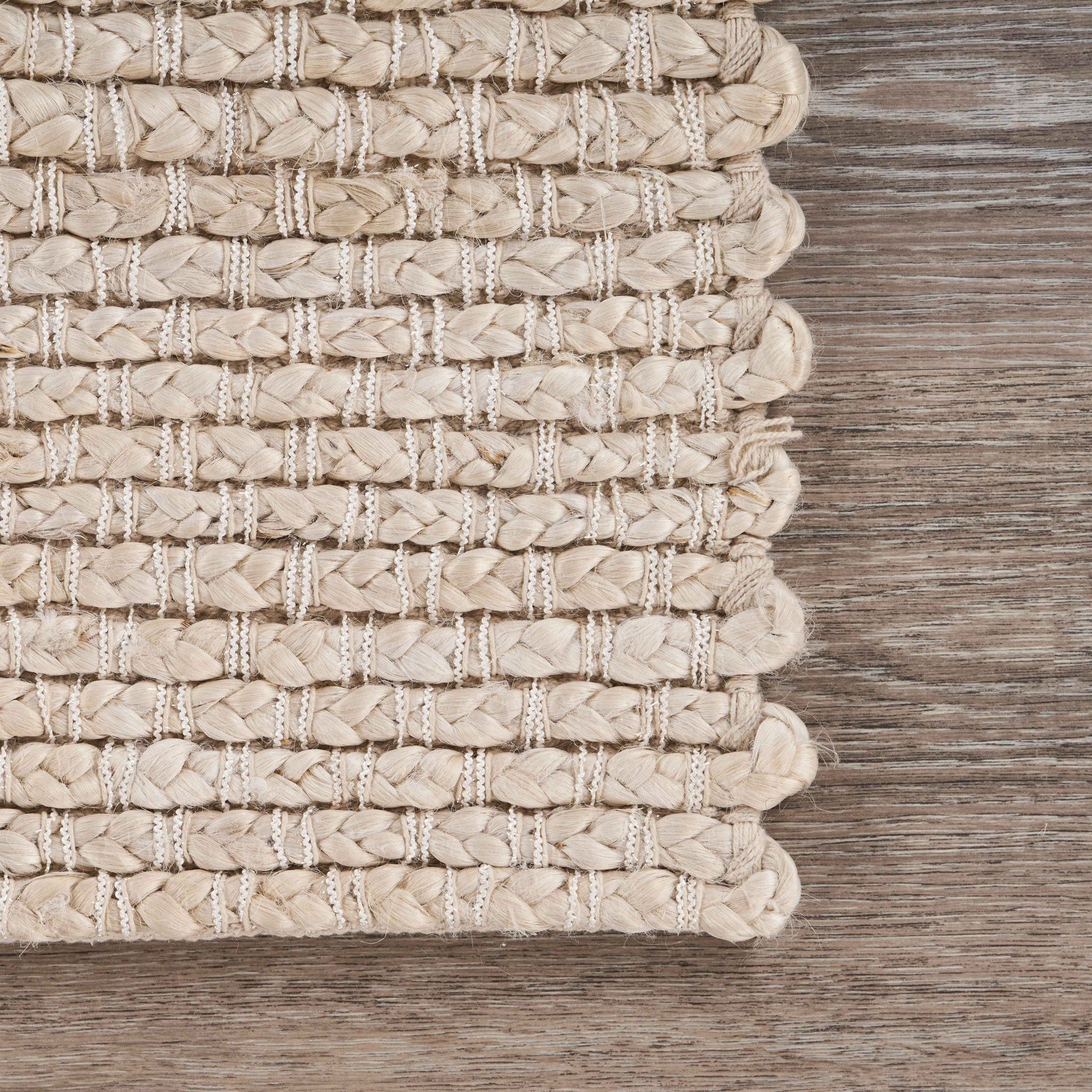 HomeRoots 5' x 8' Natural Bleached Contemporary Area Rug