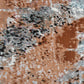 HomeRoots 5' x 8' Rustic Brown Abstract Area Rug