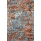 HomeRoots 5' x 8' Rustic Brown Abstract Area Rug