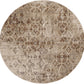 HomeRoots 5' x 8' Sand Medallion Area Rug
