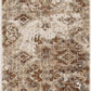 HomeRoots 5' x 8' Sand Medallion Area Rug