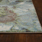 HomeRoots 5' x 8' Seafoam Watercolor Indoor Area Rug